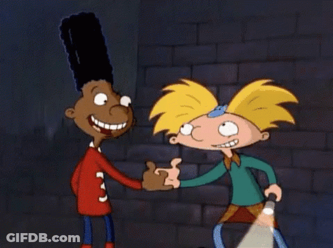 Hey Arnold And Gerald Thumbs Up Kid GIF