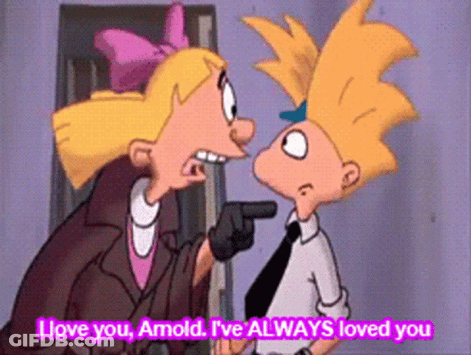 Hey Arnold! Arnold And Helga GIF