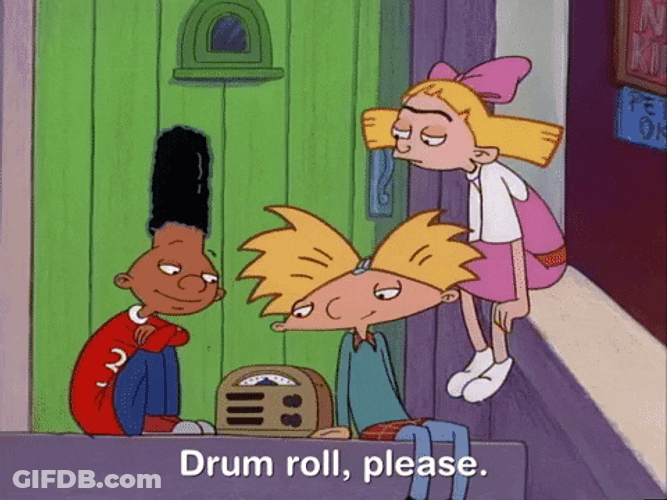 Hey Arnold Drum Roll Please GIF