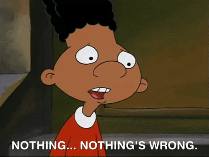 Hey Arnold Gerald I Know Nothing GIF
