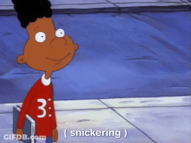Hey Arnold Gerald Johanssen Snickering GIF