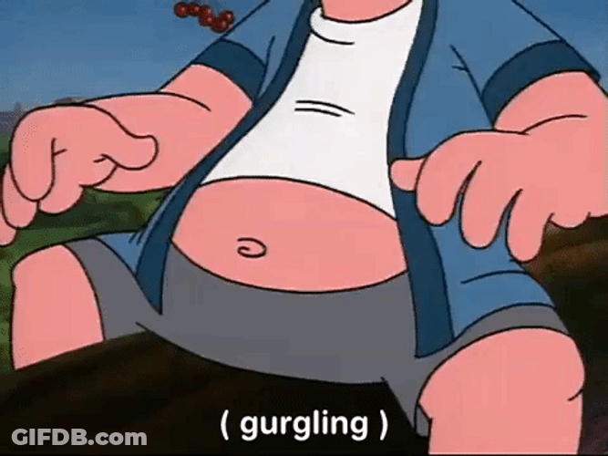 Hey Arnold Harold Berman Stomach Growling GIF