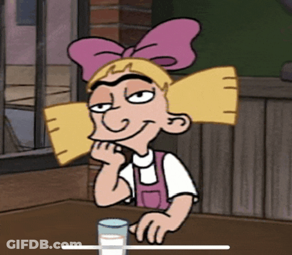 Hey Arnold Helga Meme GIF