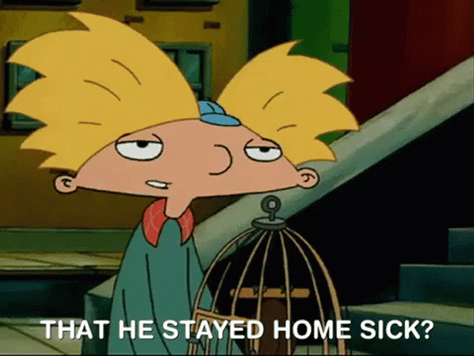 Hey Arnold Home Sick GIF