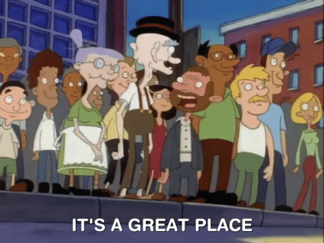 Hey Arnold Pick Up Spare Change GIF