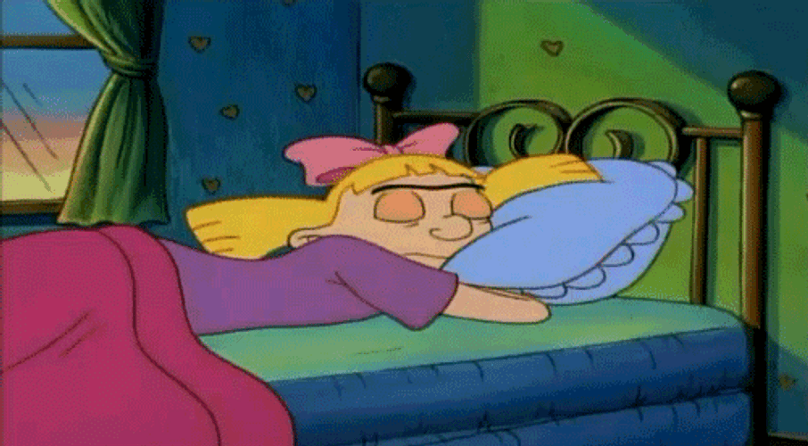 Hey Arnold Sleepy Helga On Bed GIF