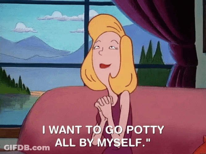 Hey Arnold To Go Potty All By Myself GIF