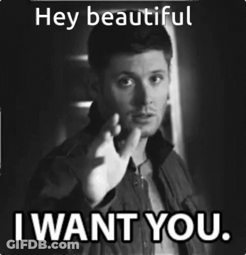 Hey Beautiful I Want You GIF