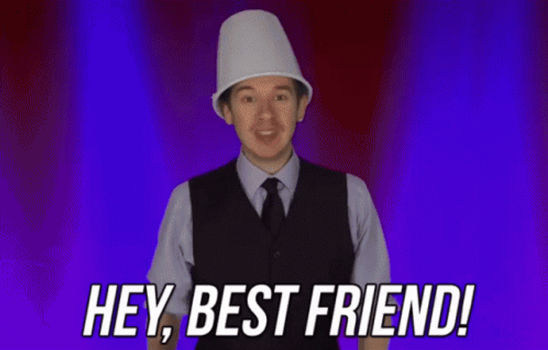 Hey Best Friend Wave GIF