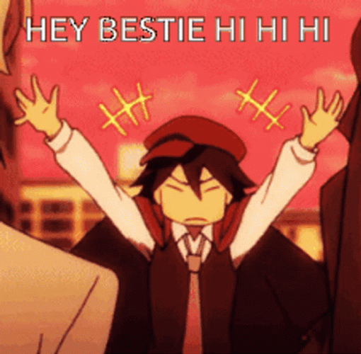 Hey Bestie Funny Ranpo Edogawa GIF