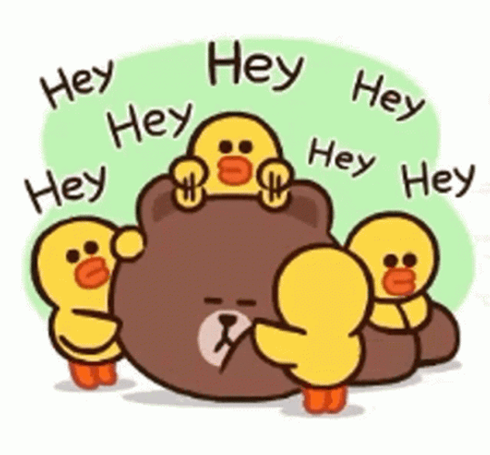Hey Brown & Sally GIF