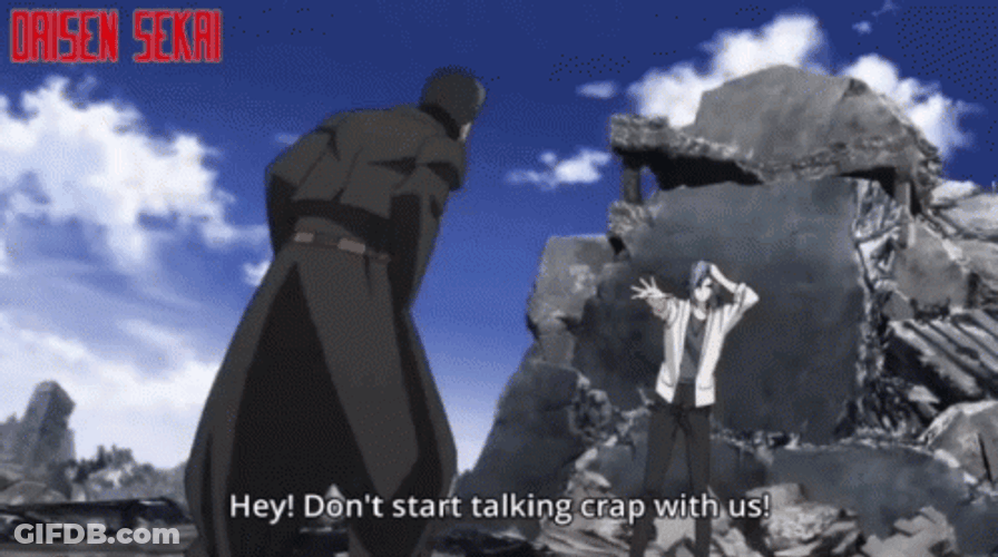 Hey Dont Start Talking Crap With Us Metal Bat GIF