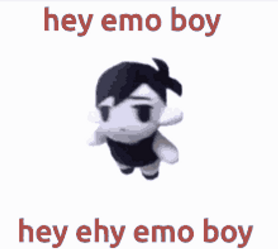 Hey Emo Boy Omori Omocat GIF
