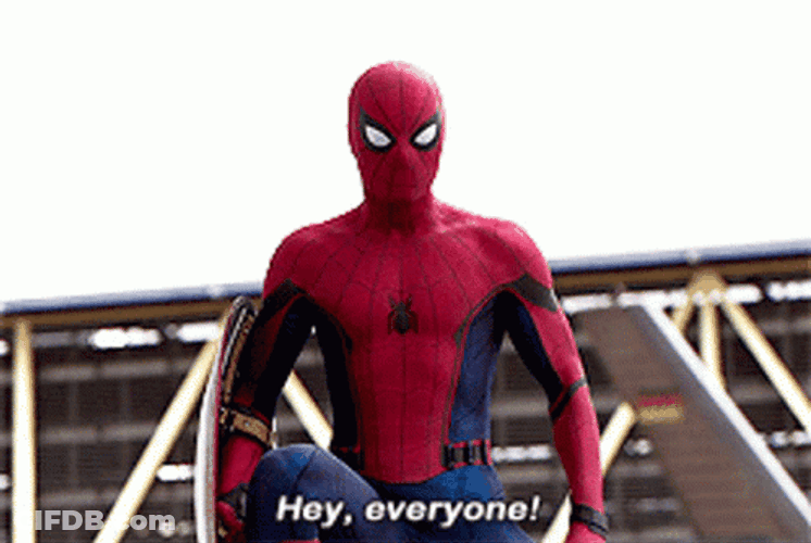 Hey Everyone Spider Man GIF