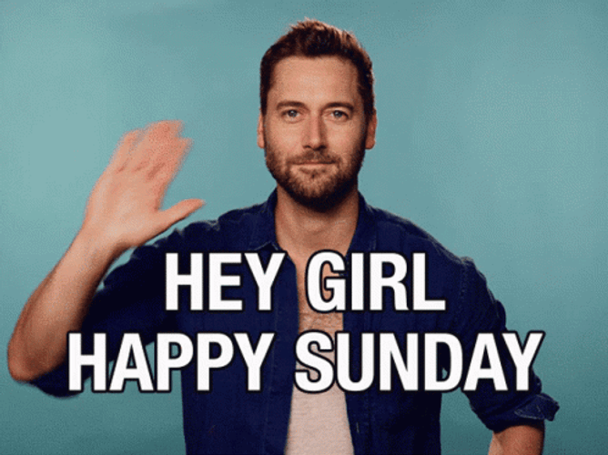 Hey Girl Happy Sunday GIF