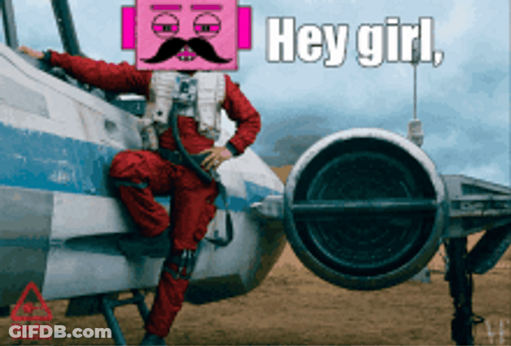 Hey Girl May The 4Th Be With You GIF