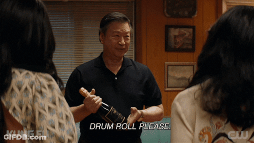 Hey Guys Drum Roll Please GIF