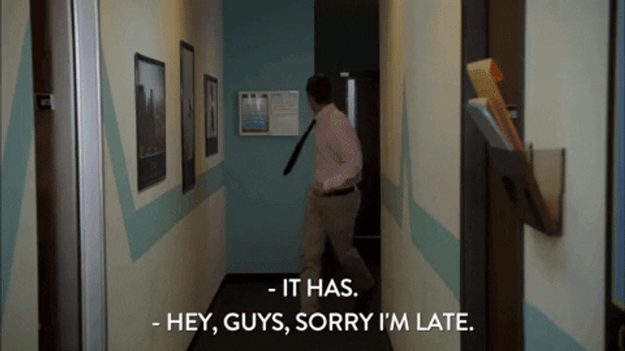 Hey Guys Sorry Im Late GIF