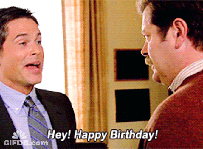 Hey Happy Birthday From Rob Lowe GIF