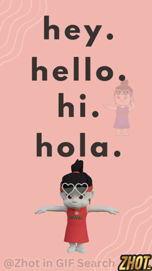 Hey Hello GIF