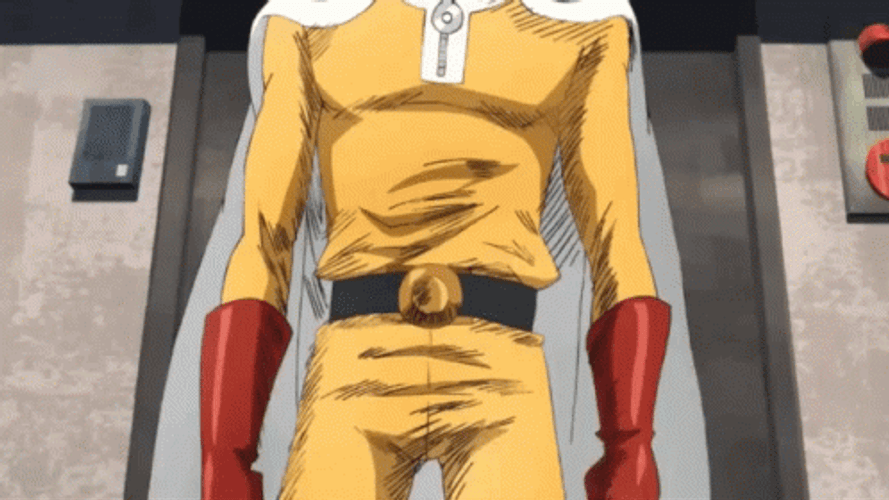 Hey I'm Saitama With Mad Eyes GIF