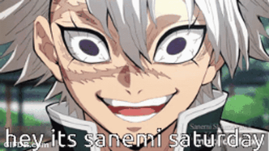 Hey It's Sanemi Saturday GIF