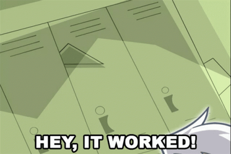 Hey It Worked GIF