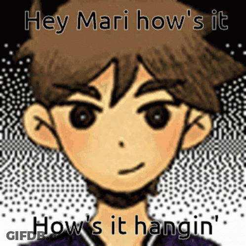 Hey Mari How's It Hangin GIF