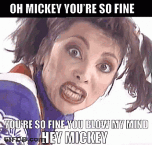 Hey Mickey Toni Basil GIF