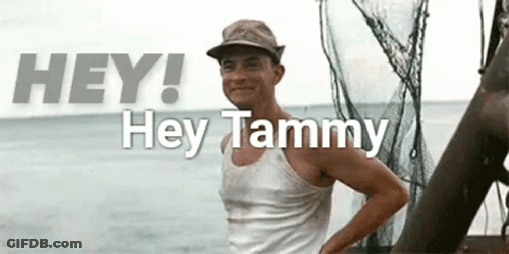 Hey Tammy Forrest Gump Waving GIF