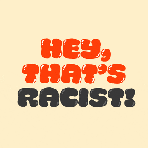 Hey Thats Racist GIF