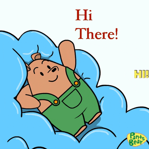 Hey There Pants Bear GIF