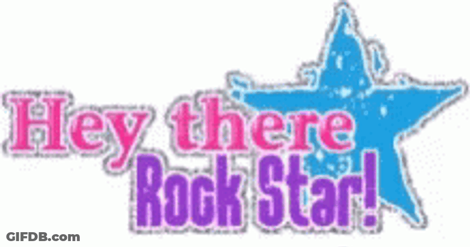 Hey There Rock Star GIF