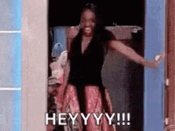 Hey With Exciting Posed GIF