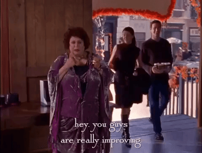 Hey You Guys Lauren Graham Gilmore Girls GIF