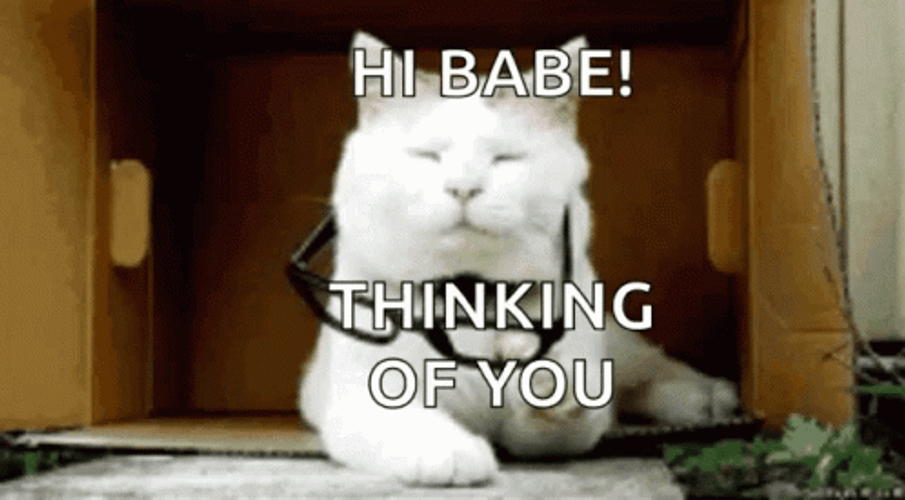 Hi Babe Thinking Of You GIF