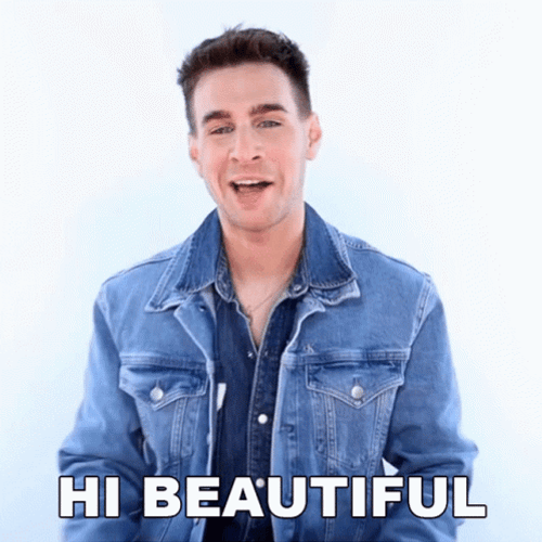 Hi Beautiful Brand Mondo GIF