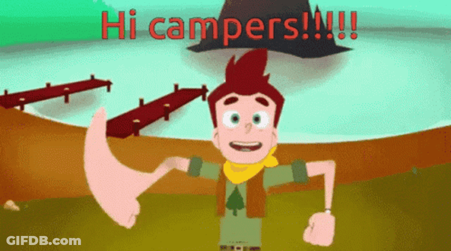 Hi Camper Camp Camp GIF