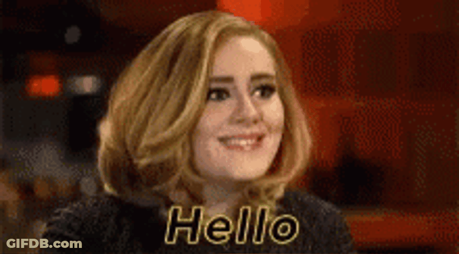 Hi Hello From The Other Side GIF