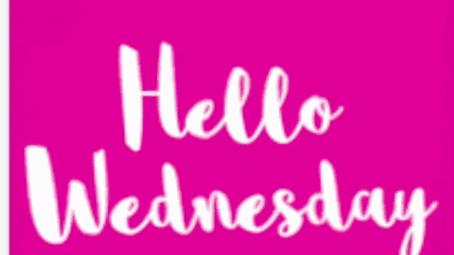 Hi Hello Wednesday Wave GIF