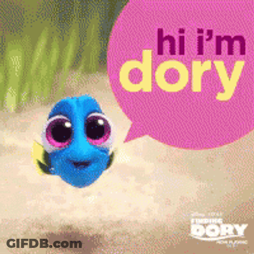 Hi I'm Dory GIF