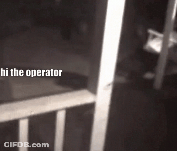 Hi Slenderman The Operator GIF