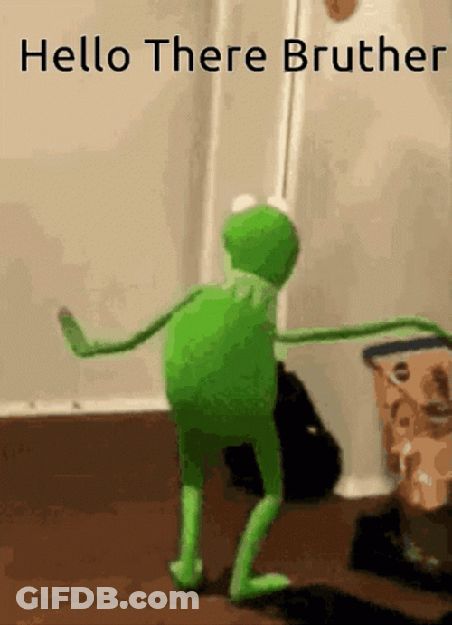 Hi There Kermit The Frog Dancing GIF