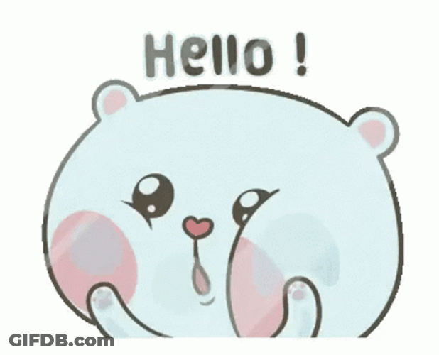 Hi There Puffy Bear Chubby Cheeks GIF