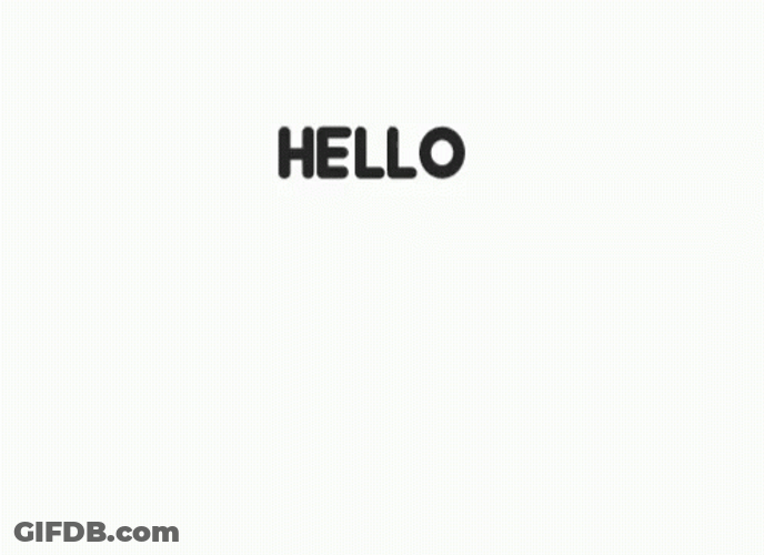 Hi There Red Fox Animation GIF