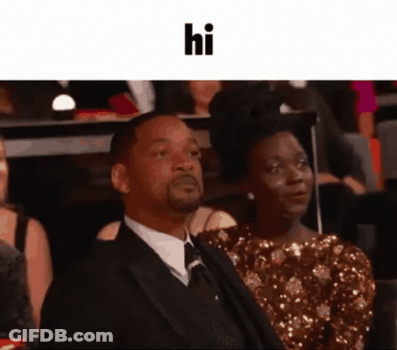 Hi Will Smith Oscars GIF