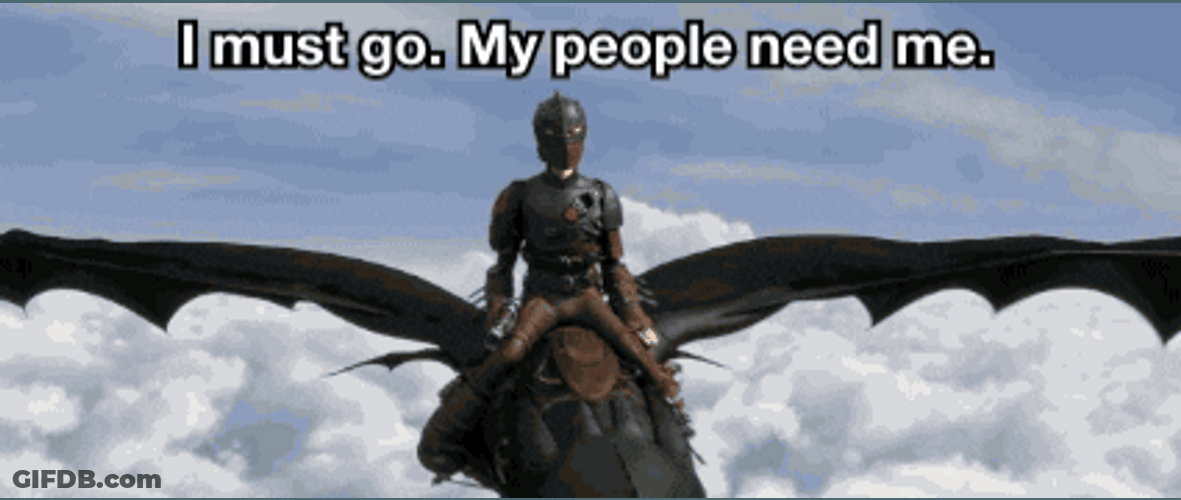 Hiccup Falling Off Toothless GIF