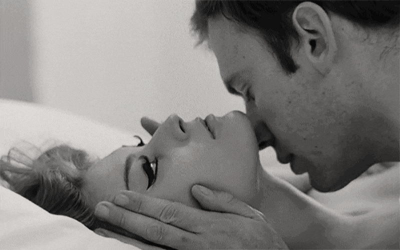 Hickey Neck Bite Making GIF