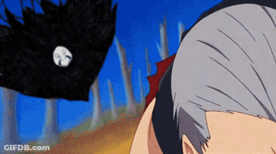 Hidan Being Countered By Wind Attack GIF