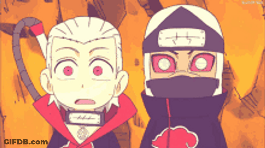 Hidan Can't Stop Laughing With Kakuzu GIF